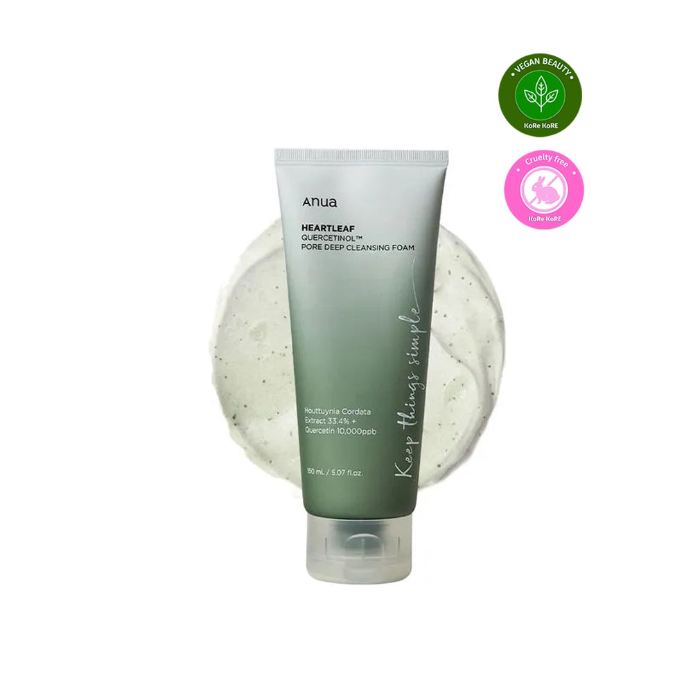 Anua | Heartleaf Quercetinol Pore Deep Cleansing Foam